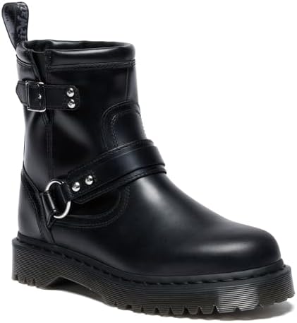 Amazon.com: Dr. Martens Botas Phina para mujer, Negro - : Ropa