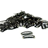 H88 - 50 Pcs Black Hair Extension Snap Clips 32 mm # 5300160