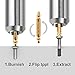 Damaged Screw Remover, Gentan easy out screw extractor set.Made Of H.S.S. 4341#, the Hardness Is 62-63hrc,Set of 4 Stripped Screw Removers - Gold