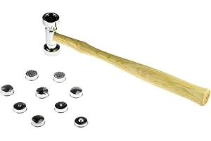 SE 837-9TM 9 in 1 8-Ounce Texturing Hammer, Interchangeable Heads
