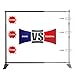 GUOHONG 8 ft x 10 ft Heavy Duty Photo Backdrop Stand Kit, Multifunctional Adjustable Telescoping Stand with Carry Bag, Reusable for Trade Show and Display Booth Exhibitor Background, Aluminum, Fabric