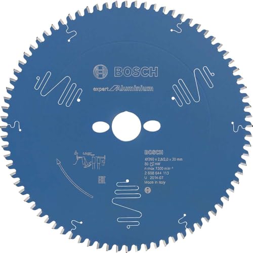 Bosch Professional 2608644113 Vorritzblatt"Top Precision" EXALB 260x30mm 80, 260 x 30 x 2,8 mm, Farbe, Ø 260 mm