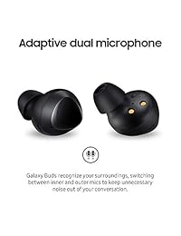 Samsung Galaxy Buds, Bluetooth True audífonos inalámbricos (estuche de carga inalámbrica incluido), negro   Versión de EE. UU.