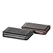 KINGFOM Flip Style Pu Leather Business Name Card Holder Case Wallet Credit Card Book with Magnetic Shut (Brown)