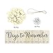 Amosfun Birthday Plaque Family Birthday Calendar Wooden Crafts Wall Hanging Plaque Board for Family Friends Birthday Reminder Wooden DIY Discs Hanging