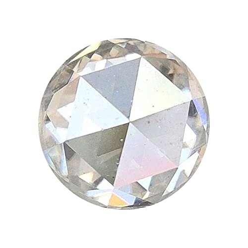 Instagem Lab Created White Moissanite Round Rose Shape AAA Quality from 5MM - 10MM