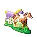 Made By Me Paint & Display Glitter Ceramic Horses Activity Kit for Kids, Perfect DIY Horse Toys, Playdates and Sleepovers Ages 6, 7, 8, 9, Multi, 47718F
