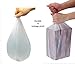 Besli 1.2 Gallon Extra Strong Trash Bag Garbage Bag,100 Counts (1.2 Gallon, White)