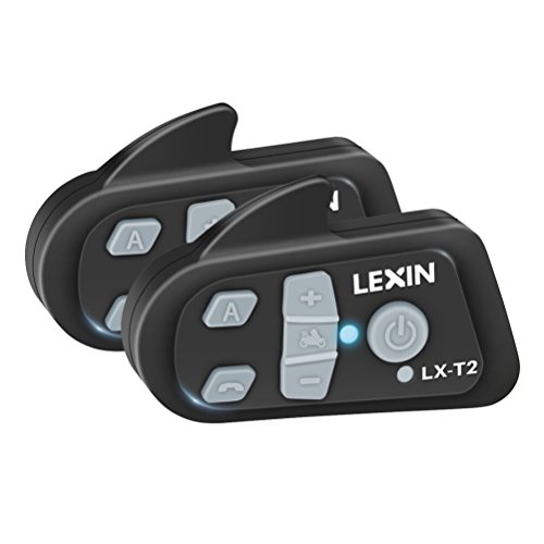 Buy LEXIN 2x LXT2 BT Interphone Motorcycle Helmet Communication