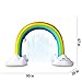 MeiGuiSha Inflatable Rainbow Yard Summer Sprinkler Toy, Over 6 Feet Long, Perfect for Summer Toy List
