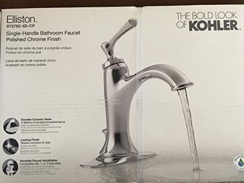 Kohler Elliston Polished Chrome 1 Handle Single Hole 4 In