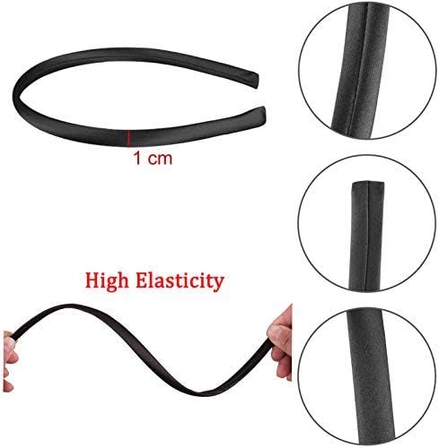 Candygirl 26pcs Satin Headbands for Girls DIY Alice Band for Baby Girls Headbands Colourful Ribbon Covered Head Band - Image 3