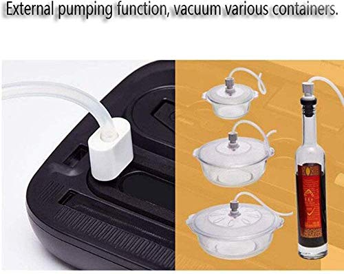 LKNJLL Vakuumierer, Automatische Lebensmittel Sealer Maschine for Lebensmittel Savers | Starter Kit | LED-Anzeigelampen… – Bild 8