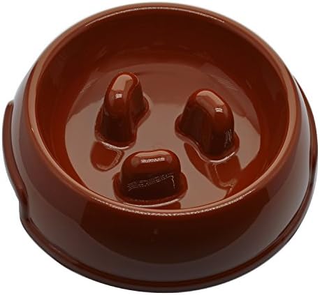 Plastic Pet Dog Slow Bowl Preventing Choking Puppy Feeder Slow Eating Pet Bowl Prevent Gluttony Obesity