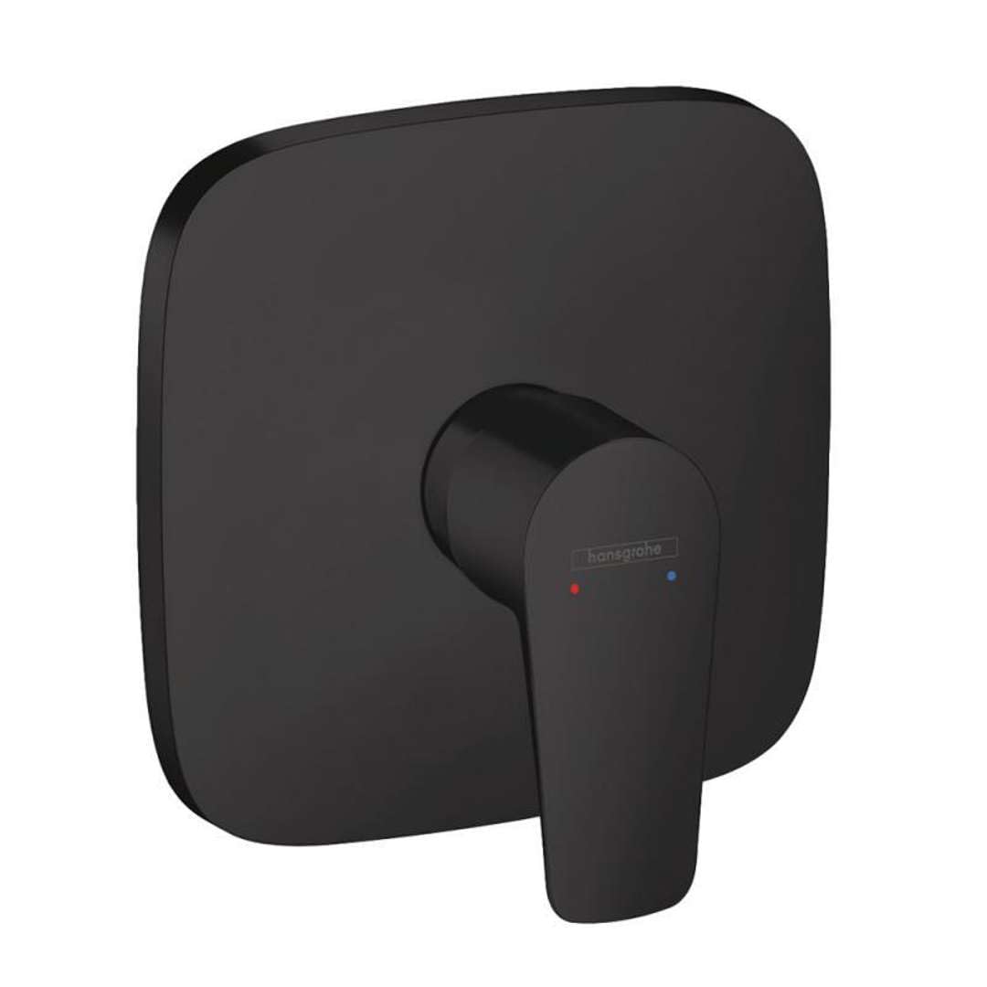 hansgrohe Talis E Flush-Mounted Single Lever Bath Mixer Tap Matt Black