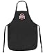 Ohio State University Aprons DELUXE OSU Buckeyes Apron (Black)