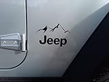 2pc JK Mountain Deisgn Decal 4