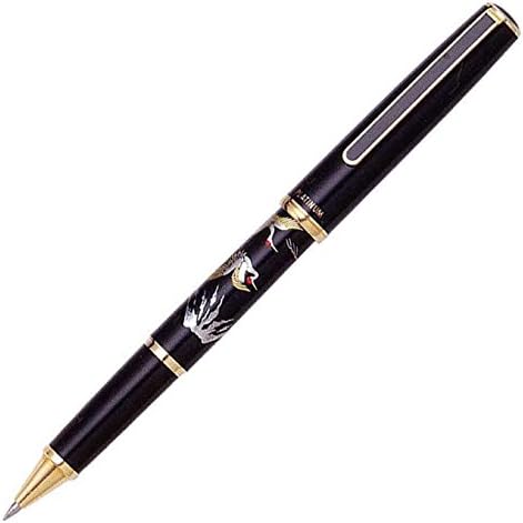 Platinum Modern Maki-e Crane Designed Rollerball Pen