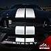 XPLORE OFFROAD - Shelby GT350 | Front Splitter Lip Spoiler Letters | 2015-2018 | Reflective White