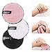 Frcolor 3pcs Double-Side Foundation Cosmetic Powder Puff Cloth Towels Washable Makeup Rmover Puff Sponge for Facial Cleansing
