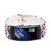 X4-TECH Band for Gear Fit2 Watch Soft Silicone Replacement Elastomer Band Plastic Wristband for Samsung Galaxy Gear Fit 2 SM-R360 Smart Watch (Flower-02)