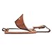 Galopar PU Leather Luggage Tags Handbag Suitcase ID Labels Travel Accessories Tag ID (Khaki 4 Pack)