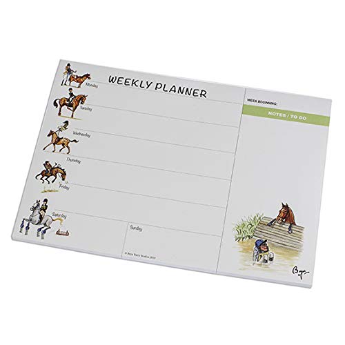 Horses Desktop Weekly Planner. Fun time management