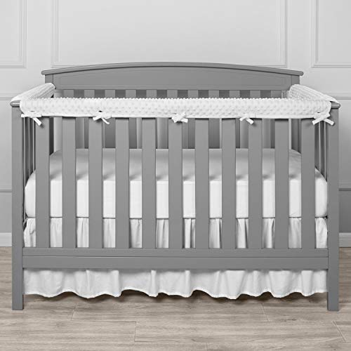 TILLYOU 3Piece Padded Baby Crib Rail Cover Protector Set from Chewing