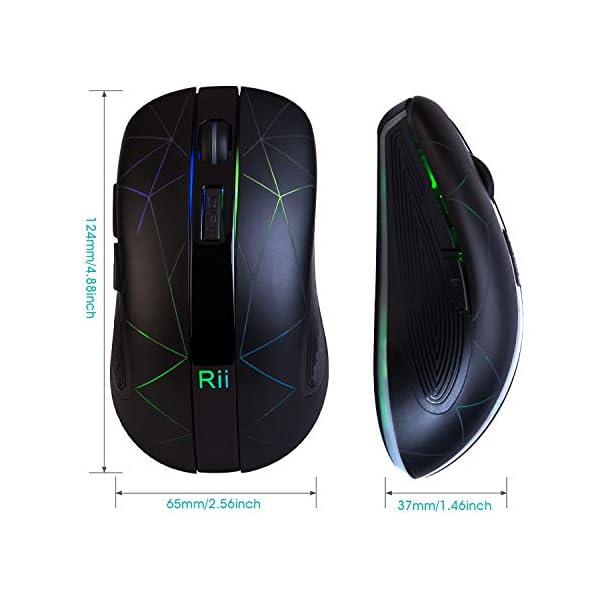 Rii-RM200-Wireless-MouseLaptop-Mouse-Rechargeable-with-USB-Nano-Receiver3-Adjustable-DPI-5-Buttons-for-NotebookPCComputer-Office-Home-Work Rii RM200 Wireless Mouse,Laptop Mouse Rechargeable with USB Nano Receiver,3 Adjustable DPI 5 Buttons for Notebook,PC…