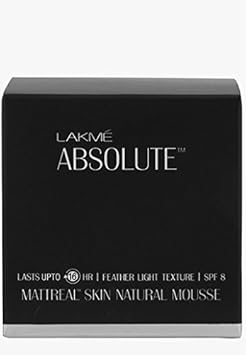 Lakme Absolute Skin Natural Mousse, Golden Light 04, 25g