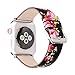 Pantheon Designer Leather Watch Band Compatible with Apple iWatch Series 4 3 2 1, 38mm / 40mm