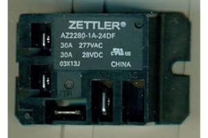 AMERICAN ZETTLER ZETTLER AZ2280-1A-24DF Electromechanical Relay SPST-NO 30A 24VDC 660Ohm O3X13J