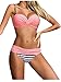 Bong Buy Women Push Up Halter Two Piece Padded Bikini Swimsuits Bandeau Bathing Suits