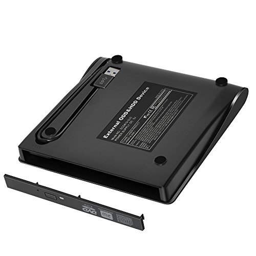 External USB 3.0 12.7mm SATA Optical Drive Case, Enclosure Case Compatible with 12.7mm SATA Optical CD/DVD/Blu-Ray Drive