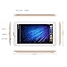 YUNTAB 7 inch 3G Unlocked Android Smartphone/Tablet,Support Dual SIM Cards, Quad Core Processor, IPS Touch Screen, with WiFi, GPS and Dual Camera, Alloy Metal Back(Gold)