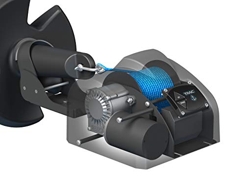 Camco Trac Outdoors Fisherman 25-G3 Electric Anchor Winch - Anchors Up to 25 lb. - Includes 100-feet of Pre-Wound Anchor Rope with Use (69002), Black - Image 3