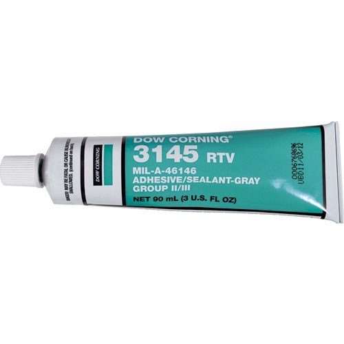 Dow Corning 3145 Gray Rtv MilA46146 Adhesive Sealant, Gray, 3 Oz. Tube Buy Online in United