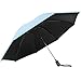 Rainlax Folding Umbrella Windproof Travel umbrellas, Automatic Open and Close Compact Rain & Sun Umbrellas (Blue)