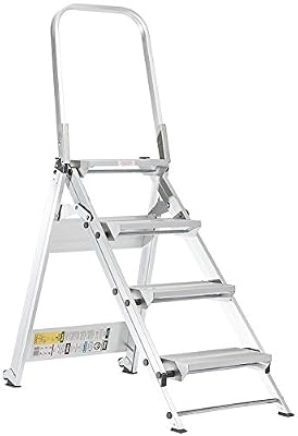 XtendClimb 4-Step Folding Step Ladder — 375-Lb. Capacity, 54in.L x 22 1/2in.W x 5 1/2in.D