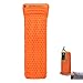 Hikenture Sleeping Pads for Backpacking Ultralight Camping Air Mats with Build-in Pillow(Orange)