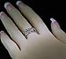 925 Sterling Silver Wide Band Heart Eternity Anniversary Band Valentine's Day Gift