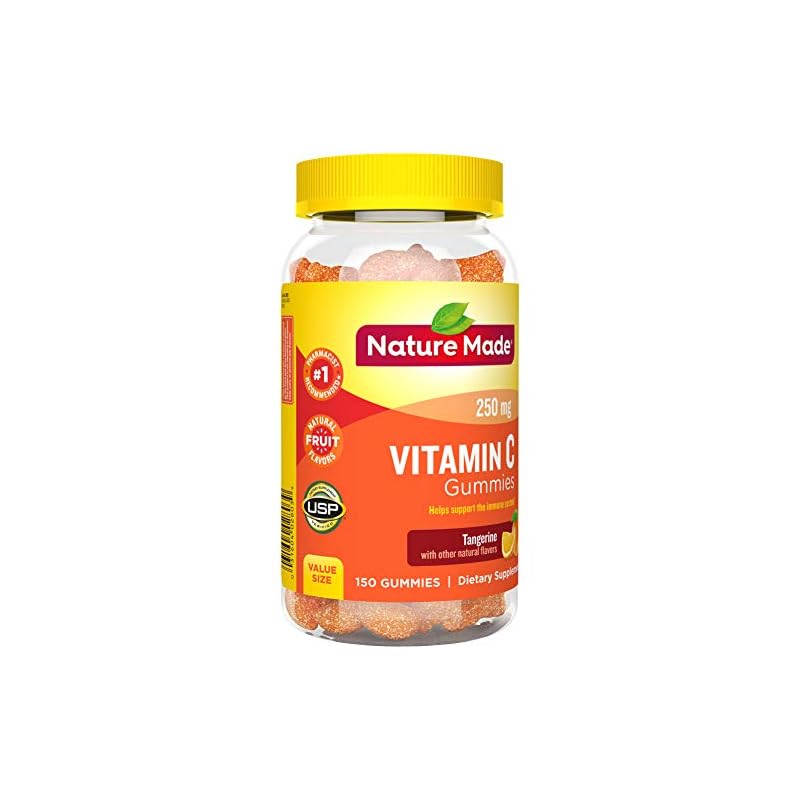 Nature Made Vitamin C Gummies 250 mg, 80 Count, For Immune Support