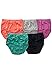 Women's Plus Size 5-Pack nylon brief Comfort Choice (MIDTONE PACK,8)