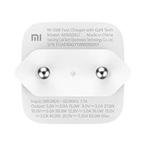 Xiaomi Mi 65W Fast Charger con GaN Tech, Caricatore per Smartphone e Notebook, Compatibile con Notebook Xiaomi/Apple… - immagine 5