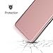 DesignSkin iPhone 8 Sliding Card Holder Case, Extreme Heavy Duty Triple Layer Bumper Protection Wallet Cover with Storage Slot for Slider iPhone 6/7 / 8 - Rose Gold