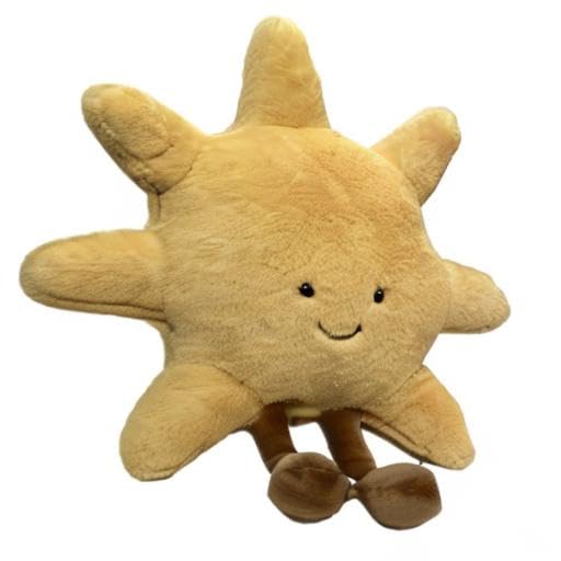 JOSON Sun Shaped Plush Toys, Soft Bedside Sofa Pillows, Used for Home Decoration as Birthday Gifts for Children and Girls (Sun)