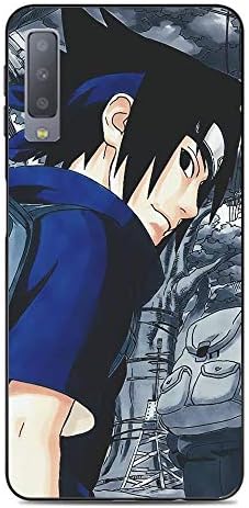 BEMAGIC Galaxy A7 2018 Case,Flexible Slim Silicone TPU Protector Cover Soft Thin Gel Skin For Samsung Galaxy A7 2018-Uchiha Sasuke 7