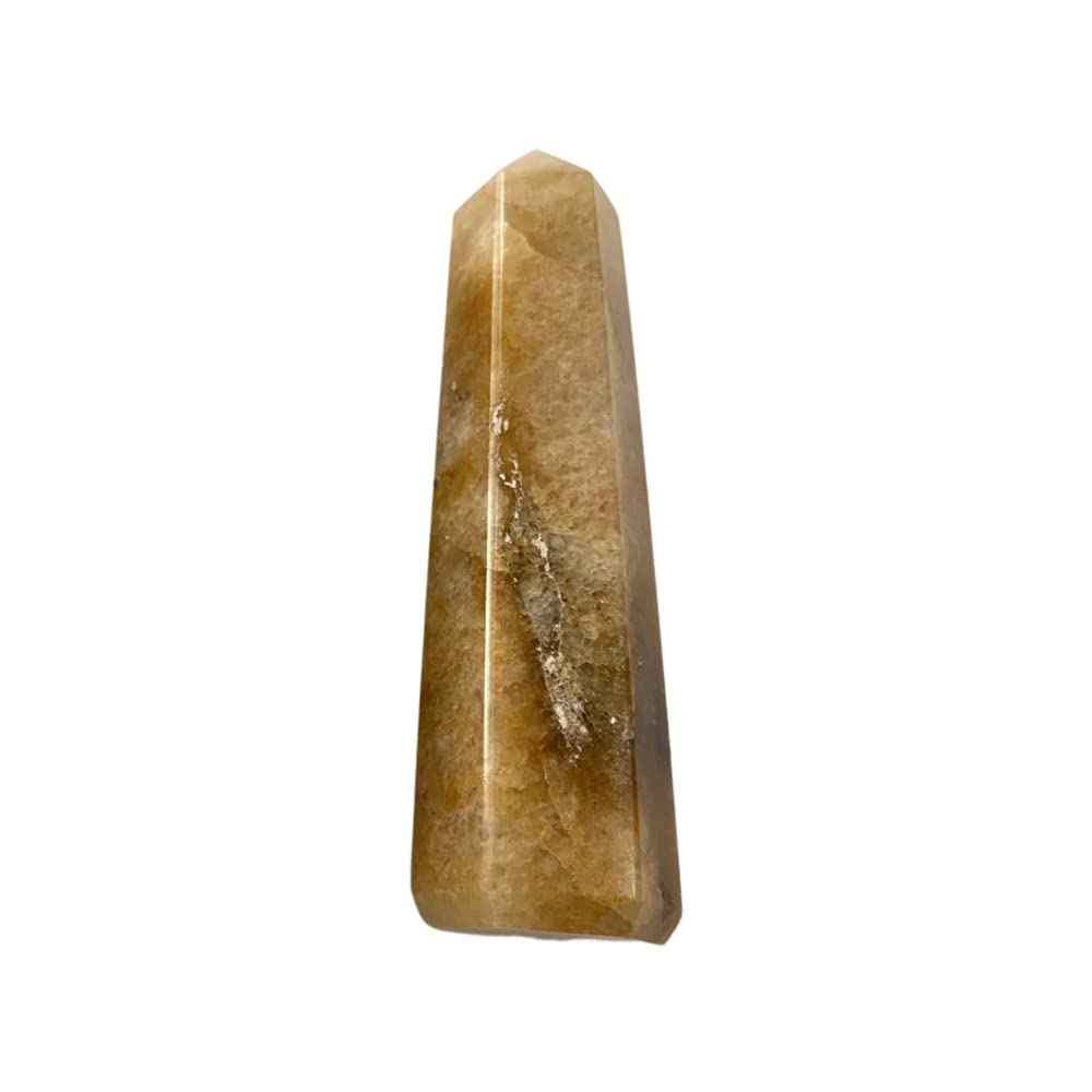 VIE Obelisk Tower, 10x2x2cm, Yellow Aventurine