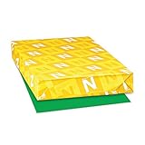 Wausau Astrobrights Heavy Duty Paper, 24 lb, 11 X 17 Inches, Gamma Green, 500 Sheets (22543)