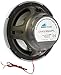 Clarion Corporation of America CMQ1622RL Marine Coaxial Speaker with Built-in Blue LED Light 6.5